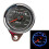 Universal Retro LED Motorcycle Speedometer Backlight Iron Plating 0-120 km/h 2