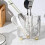 Clear Makeup Brush Holder Case, 11.8x12.5cm, Multi Grids Storage 1
