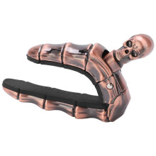Gitarren-Capo aus Zinklegierung mit Silikonklemme, 58 mm 85 mm, für E-Gitarre und Ukulele