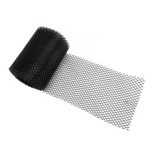 Rotolo di rete di protezione per grondaie in plastica da 8 m, fori da 7 mm, larghezza 18 cm