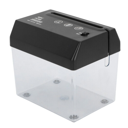 Mini destructeur de documents USB pour petit bureau - Coupe-bandes portable A6