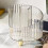 Clear Makeup Brush Holder Case, 11.8x12.5cm, Multi Grids Storage 3