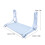 Cordless Cat Window Perch Hammock, 22.5kg Load, Blue, 55x33x32.5cm 2