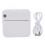Portable Thermal Pocket Printer Black White Bluetooth for Students 2
