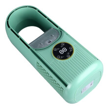 Bladloze ventilator met 6 snelheden en 100 ml waterreservoir, USB-tafelkoeler, groen