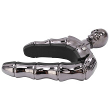 Gitarren-Capo aus Zinklegierung mit Silikonkern, Spinning Force, 58 mm, Schwarz