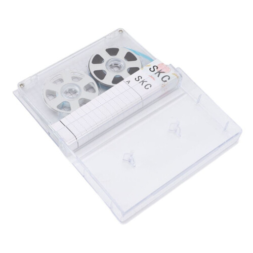Transparente 46-Minuten-Tonkassette mit geringem Rauschen