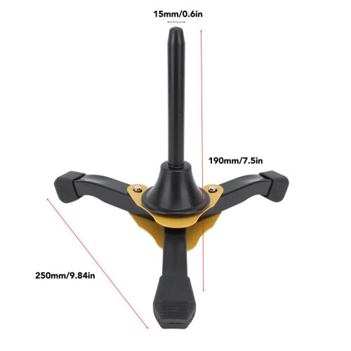 Compact Foldable Stand for Wind Instruments - Flute Clarinet Oboe 1