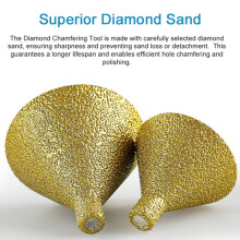 Durable Diamond Bit for Precise Chamfer and Polish in Quartz & Ceramic