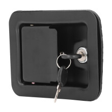 Premium Iron 140x108mm Paddle Lock for Toolboxes Doors & Trailers