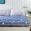 Ευέλικτο στρώμα με κάλυμμα στρώματος Futon από βαμβάκι, σχεδιασμό με φερμουάρ για 8