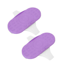 Taille draaiende schijf buikspieroefenplank paars ABS 26x12cm trainingsapparatuur