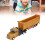 Remote Control Dump Truck Toy 20.7x6cm Double Deck Transporter 1