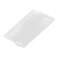 Plastic Bedside Shelf Nightstand Caddy for Dorm Bed White 100g
