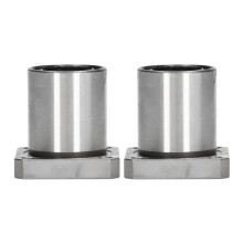 Linearkugellager, 2 Stück, Vierkantflansch, 20 mm Bohrung, 32 mm Außendurchmesser, 42 mm Länge