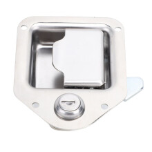 Pestillo de caja de herramientas para camión de acero inoxidable resistente con 2 llaves para UTV, ATV
