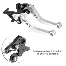 Paar CNC-gefräste Kupplungs- und Bremshebel aus Aluminium für Motorräder