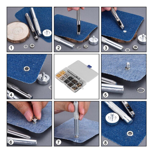 Öljetter för skor och jeans, 1/4" 2