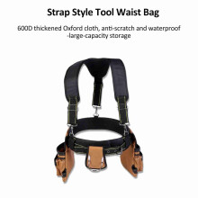 Heavy Duty Tool Vest with Adjustable Pouches & Waist Support