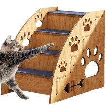 Pet Stairs for Bed Indoor Dog Steps 4Layer Beds Climbing Pet Stairs
