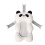 Babybadkussen met ophanging, witte panda, antislip 2