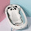 Babybadkussen met ophanging, witte panda, antislip 4