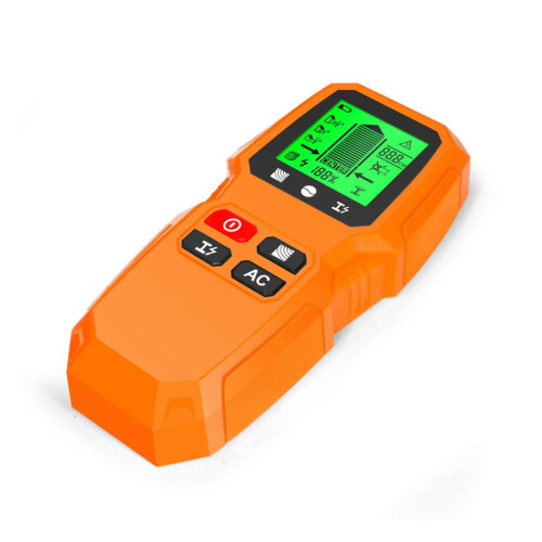 5-in-1 Stud Wall Scanner with LCD Display, 17.7*7*3cm, Yellow