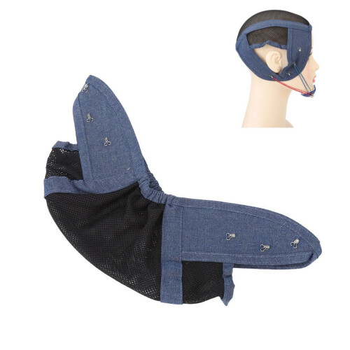 Dental Orthodontic Headgear for Underbite Jaw Traction Polyester Material