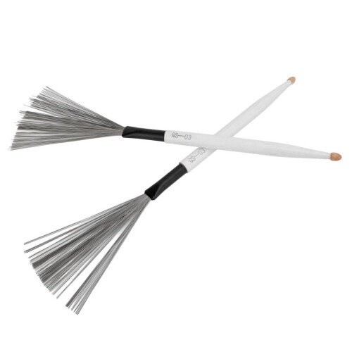 2PCS Drum Brush Double Headed Dual Purpose Maple 2