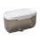 Bathroom Tissue Box Transparent Wall Mounted Dispenser Waterproof Plastic 2