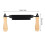 Durable Draw Shave Tool for Efficient Bark Removal in Woodworking 2