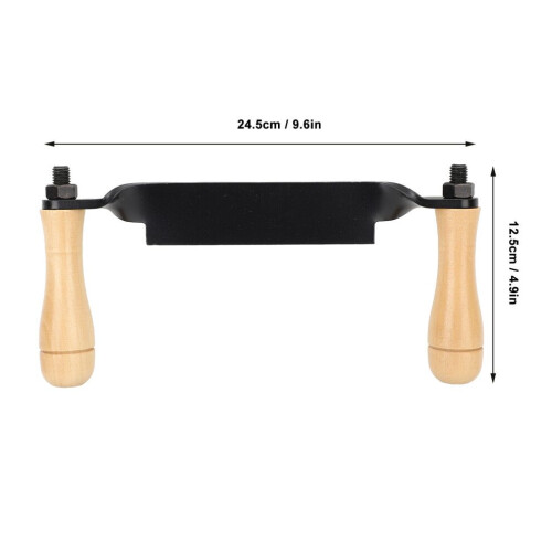 Durable Draw Shave Tool for Efficient Bark Removal in Woodworking 1