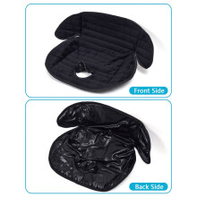 Baby Piddle Pad Wasserdichter Sitzschutz für Auto, Kinderwagen und Autositz, Schwarz