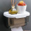 Bathroom Tissue Box Transparent Wall Mounted Dispenser Waterproof Plastic 4