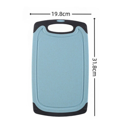 Medium Plastic Kitchen Cutting Board with Antislip Surface & Ergonomic Handle 1