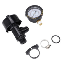 Manuell luftventil för poolfilter 24 mm gänga med tryckmätare