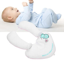 Babyrosa Dinosaurier-Kopf- und Körperkissen, weiche Baumwolle, verstellbar