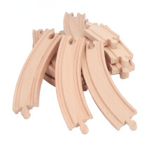 Juego de vías de tren de madera DIY para niños pequeños: diversión educativa y creativa