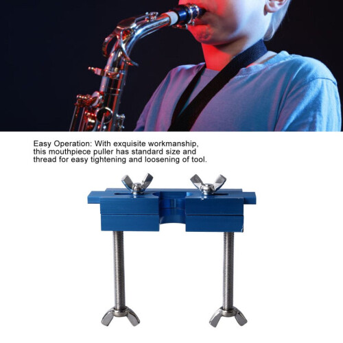 Heavy Duty Metal Trombone Mouthpiece Puller Blue Finish Instrument Tool 2