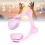 Cuffie stereo HiFi con LED viola Bluetooth 5.0 e orecchie di gatto con microfono 1