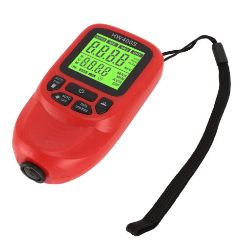 Professional Coating Thickness Gauge 0-2000um, ABS, Red