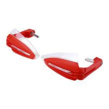 2 stuks universele motorfiets handbeschermers met DRL, 210x240mm, ABS