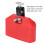 Tambor de percusión de plástico duro con soporte para cencerro 2