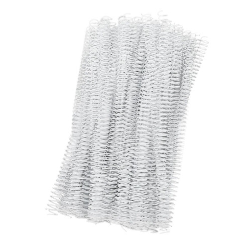 100PCS White Single Loop Wire Binding Spines 12.7mm, 90 Sheets