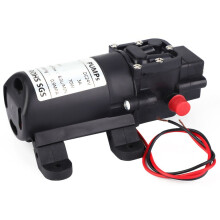 Dubbelsidig rakrörs självsugande enkelsugande membranvattenpump 24V 70W