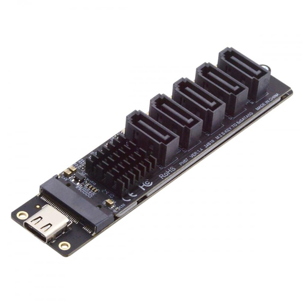 Adapter Usbc To Ngff B+M Sata 5Port Pm Port Multiplier 10Gbps 6Gbps 5Sata 9339159567708