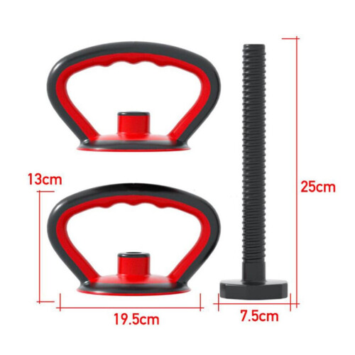 Maniglia per kettlebell resistente compatibile con dischi da 1 e 2 pollici 1