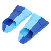 Pinne da nuoto professionali in silicone blu 2 pezzi L antiscivolo per immersioni