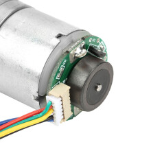 Gleichstrom-Encoder-Getriebemotor 12V 25GA-310-128 - Drehzahlreduzierungsmotor aus Metall