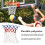 Professionellt polyesterbasketnät, alla väder, röd/vit/blå 4